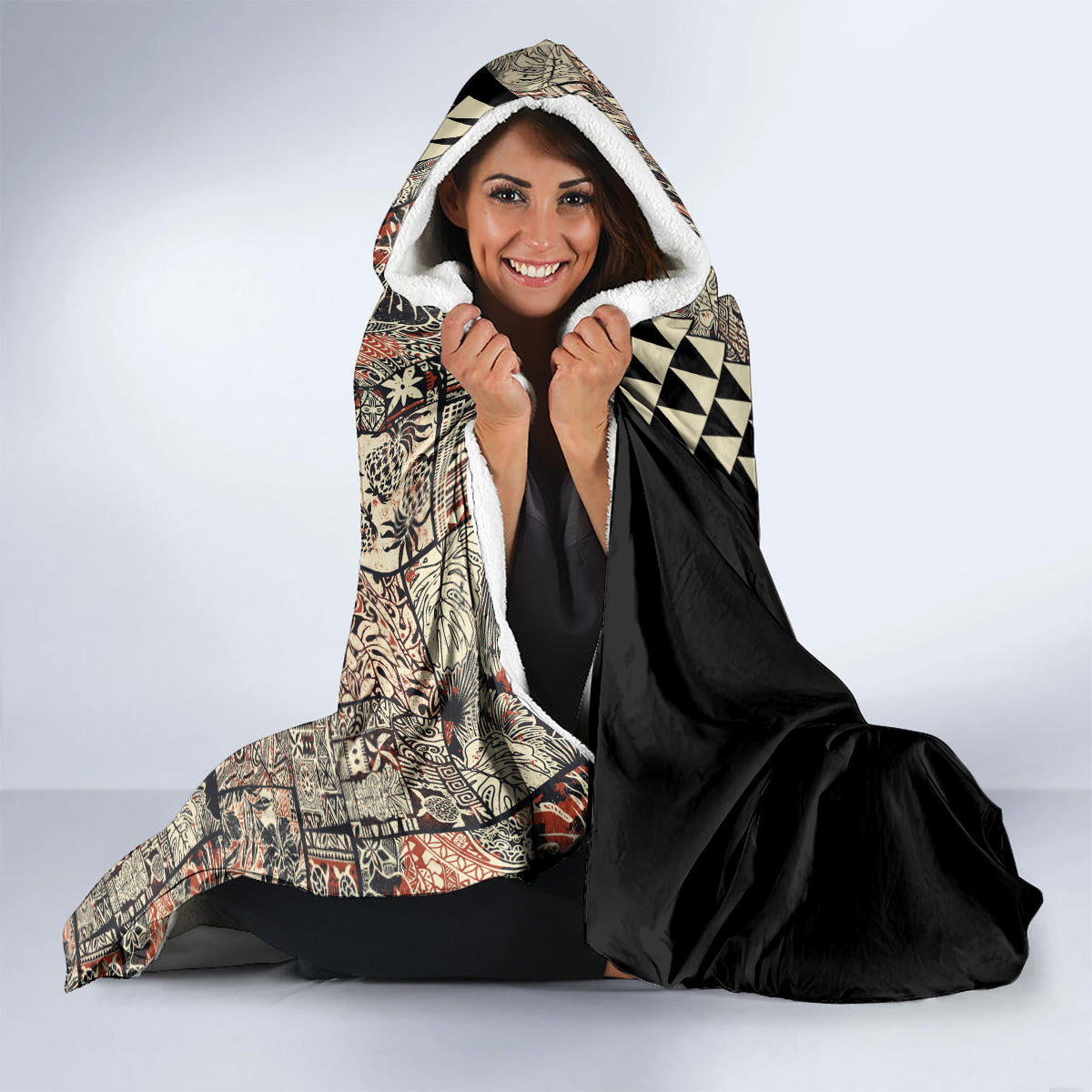 hawaiian-quilt-hooded-blanket-hibiscus-kakau-vintage-style