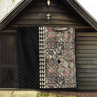 Hawaiian Quilt Quilt Hibiscus Kakau Vintage Style - Wonder Print Shop