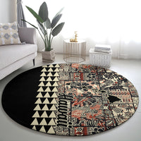 hawaiian-quilt-round-carpet-hibiscus-kakau-vintage-style