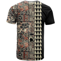 Hawaiian Quilt T Shirt Hibiscus Kakau Vintage Style - Wonder Print Shop