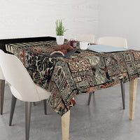 Hawaiian Quilt Tablecloth Hibiscus Kakau Vintage Style - Wonder Print Shop