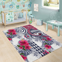 Hawaii Kakau Mix Paisley Pattern Area Rug Polynesian Tropical Unique Style - Wonder Print Shop