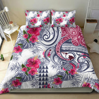 Hawaii Kakau Mix Paisley Pattern Bedding Set Polynesian Tropical Unique Style - Wonder Print Shop