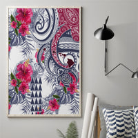 Hawaii Kakau Mix Paisley Pattern Canvas Wall Art Polynesian Tropical Unique Style - Wonder Print Shop