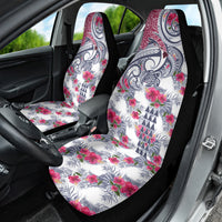 Hawaii Kakau Mix Paisley Pattern Car Seat Cover Polynesian Tropical Unique Style - Wonder Print Shop