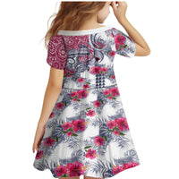 Hawaii Kakau Mix Paisley Pattern Family Matching Mermaid Dress and Hawaiian Shirt Polynesian Tropical Unique Style - Wonder Print Shop