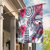 Hawaii Kakau Mix Paisley Pattern Garden Flag Polynesian Tropical Unique Style - Wonder Print Shop
