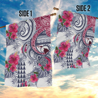 Hawaii Kakau Mix Paisley Pattern Garden Flag Polynesian Tropical Unique Style - Wonder Print Shop