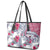 Hawaii Kakau Mix Paisley Pattern Leather Tote Bag Polynesian Tropical Unique Style - Wonder Print Shop