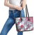 Hawaii Kakau Mix Paisley Pattern Leather Tote Bag Polynesian Tropical Unique Style - Wonder Print Shop