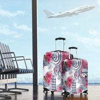 Hawaii Kakau Mix Paisley Pattern Luggage Cover Polynesian Tropical Unique Style - Wonder Print Shop