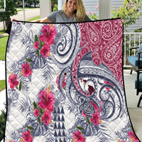 Hawaii Kakau Mix Paisley Pattern Quilt Polynesian Tropical Unique Style - Wonder Print Shop