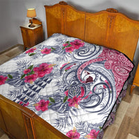 Hawaii Kakau Mix Paisley Pattern Quilt Polynesian Tropical Unique Style - Wonder Print Shop