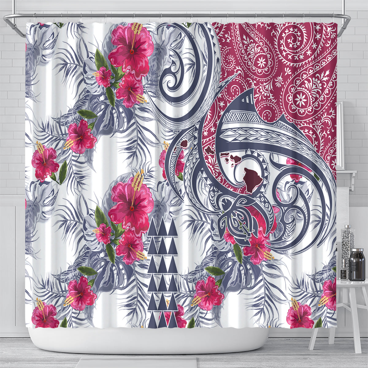 hawaii-kakau-mix-paisley-pattern-shower-curtain-polynesian-tropical-unique-style