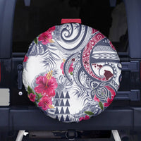 Hawaii Kakau Mix Paisley Pattern Spare Tire Cover Polynesian Tropical Unique Style - Wonder Print Shop