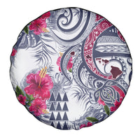 Hawaii Kakau Mix Paisley Pattern Spare Tire Cover Polynesian Tropical Unique Style - Wonder Print Shop