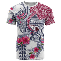 Hawaii Kakau Mix Paisley Pattern T Shirt Polynesian Tropical Unique Style - Wonder Print Shop