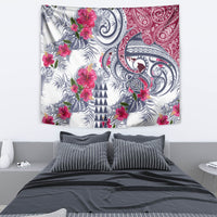 Hawaii Kakau Mix Paisley Pattern Tapestry Polynesian Tropical Unique Style - Wonder Print Shop