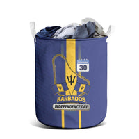Barbados 30th November Laundry Basket Independence Day Flag Map - Wonder Print Shop