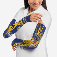 Personalized Barbados 30th November Arm Sleeves Independence Day Flag Map - Wonder Print Shop
