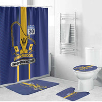 Barbados 30th November Bathroom Set Independence Day Flag Map - Wonder Print Shop