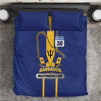 Barbados 30th November Bedding Set Independence Day Flag Map - Wonder Print Shop
