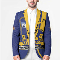 Personalized Barbados 30th November Blazer Independence Day Flag Map - Wonder Print Shop