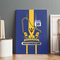Barbados 30th November Canvas Wall Art Independence Day Flag Map - Wonder Print Shop