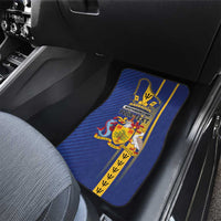 Personalized Barbados 30th November Car Mats Independence Day Flag Map - Wonder Print Shop