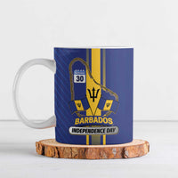 Personalized Barbados 30th November Ceramic Mug Independence Day Flag Map - Wonder Print Shop