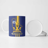 Personalized Barbados 30th November Ceramic Mug Independence Day Flag Map - Wonder Print Shop