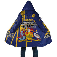 Personalized Barbados 30th November Cloak Independence Day Flag Map - Wonder Print Shop