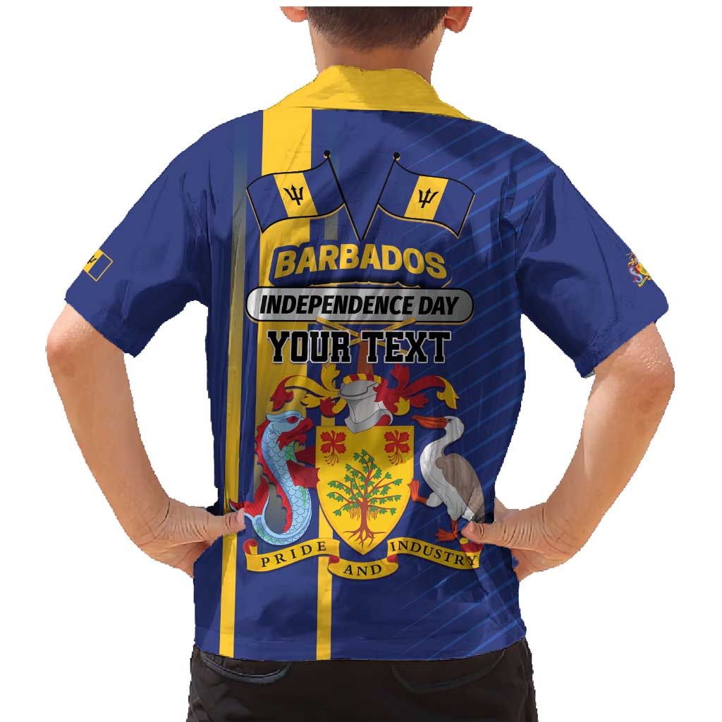 Personalized Barbados 30th November Family Matching Mermaid Dress and Hawaiian Shirt Independence Day Flag Map - Wonder Print Shop