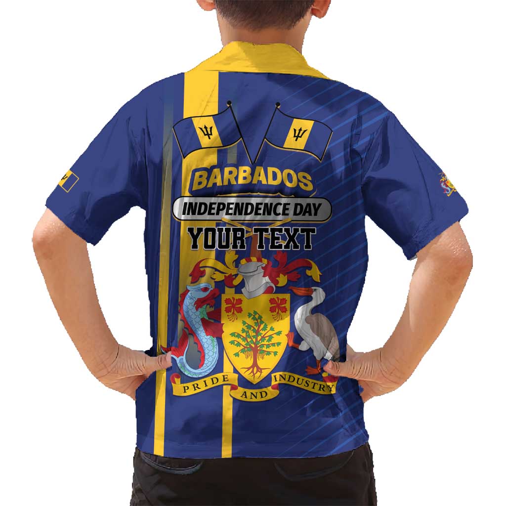 Personalized Barbados 30th November Family Matching Puletasi and Hawaiian Shirt Independence Day Flag Map - Wonder Print Shop