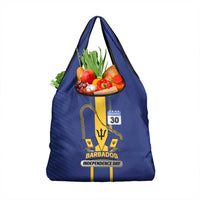 Barbados 30th November Grocery Bag Independence Day Flag Map - Wonder Print Shop