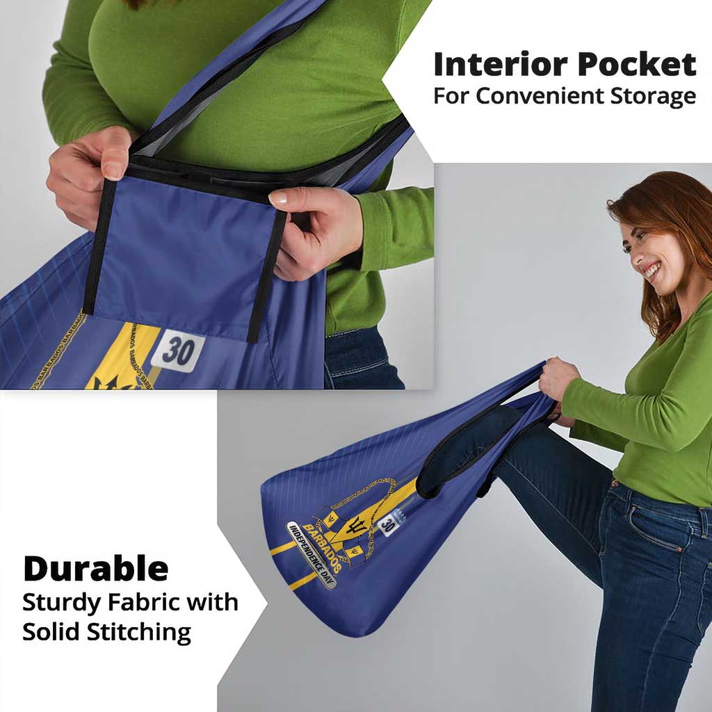 Barbados 30th November Grocery Bag Independence Day Flag Map - Wonder Print Shop