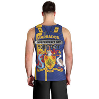 Personalized Barbados 30th November Men Tank Top Independence Day Flag Map - Wonder Print Shop