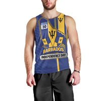 Personalized Barbados 30th November Men Tank Top Independence Day Flag Map - Wonder Print Shop