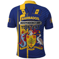 Personalized Barbados 30th November Polo Shirt Independence Day Flag Map - Wonder Print Shop