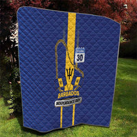 Barbados 30th November Quilt Independence Day Flag Map - Wonder Print Shop