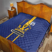 Barbados 30th November Quilt Independence Day Flag Map - Wonder Print Shop