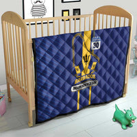 Barbados 30th November Quilt Independence Day Flag Map - Wonder Print Shop