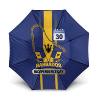 Barbados 30th November Umbrella Independence Day Flag Map - Wonder Print Shop