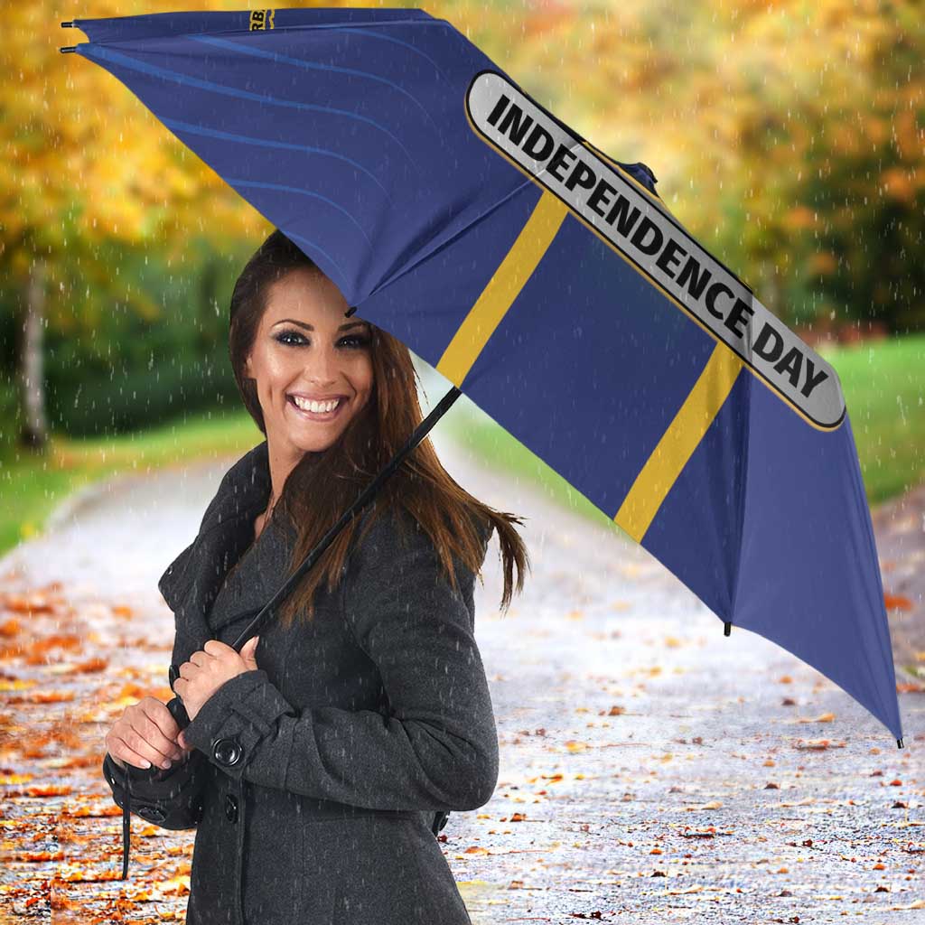 Barbados 30th November Umbrella Independence Day Flag Map - Wonder Print Shop
