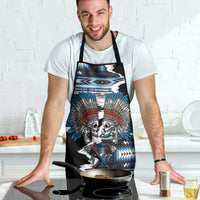 Native American Chief Skull With Axe Apron - Wonder Print Shop