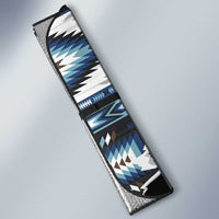 Native American Chief Skull With Axe Auto Sun Shade - Wonder Print Shop