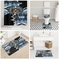 Native American Chief Skull With Axe Bathroom Set - Wonder Print Shop