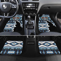 Native American Chief Skull With Axe Car Mats - Wonder Print Shop