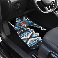 Native American Chief Skull With Axe Car Mats - Wonder Print Shop