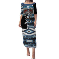 Native American Chief Skull With Axe Puletasi - Wonder Print Shop